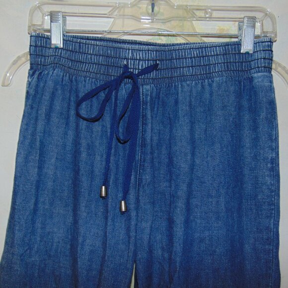 Wax Jean Premium Denim Joggers Jeans Womens Blue Boho Basic Capsule Wardrobe - Picture 2 of 9